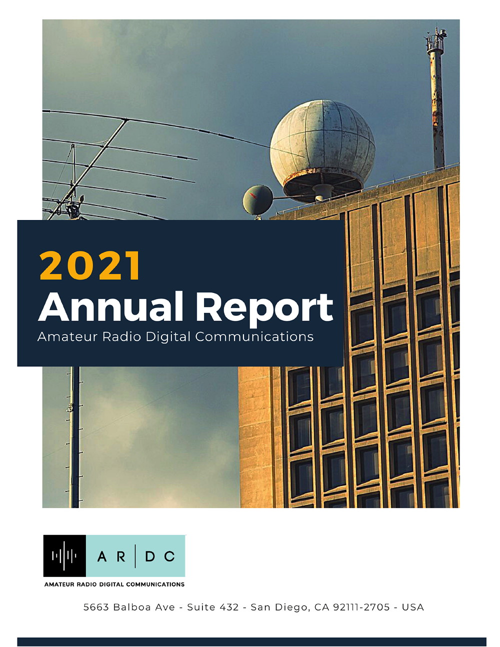 Amateur Radio Digital Communications (ARDC) 2021 Annual Report