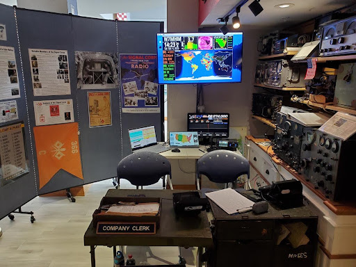 The Military Heritage Museum Amateur Radio Club W7MHM hamshack