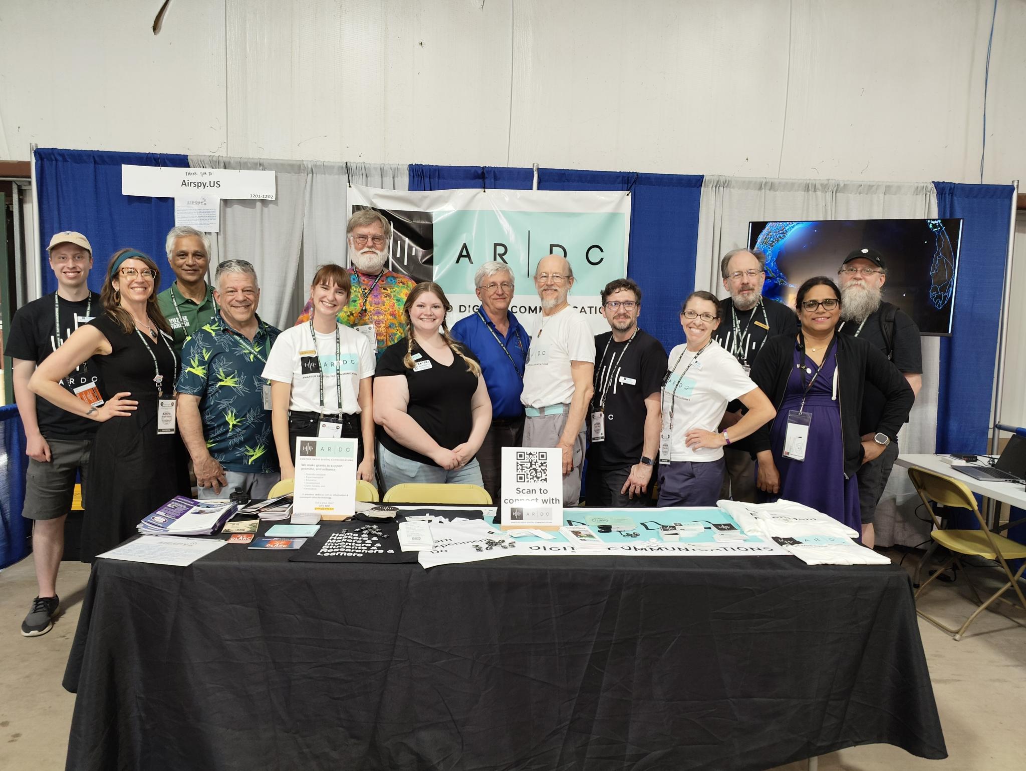 Staff, Board Members, and Volunteers at the ARDC Booth