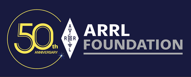 The ARRL Foundation 50th Anniversary Logo