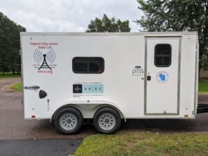 Chippewa Valley Amateur Radio Club's communications trailer, funded by Amateur Radio Digital Communications (ARDC)