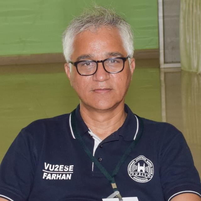 Ashhar Farhan (VU2ESE) headshot