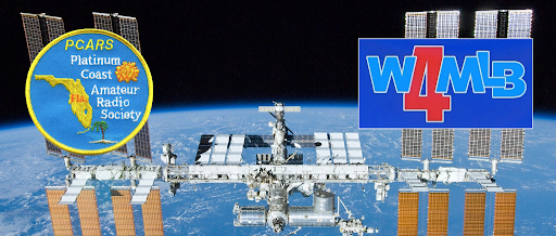 Logo for the Platinum Coast Amateur Radio Society W4MLB