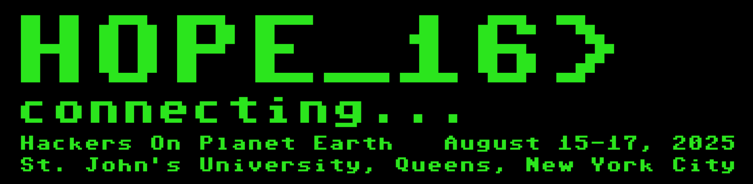 Hackers On Planet Earth, HOPE_16